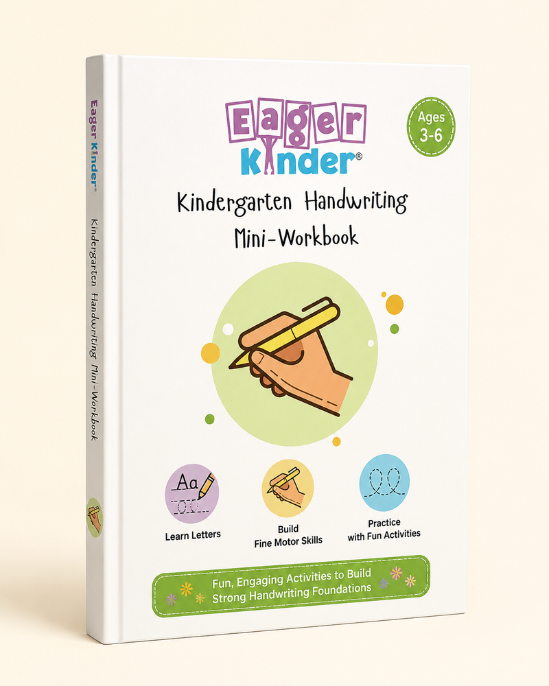 Handwriting practice mini-workbook